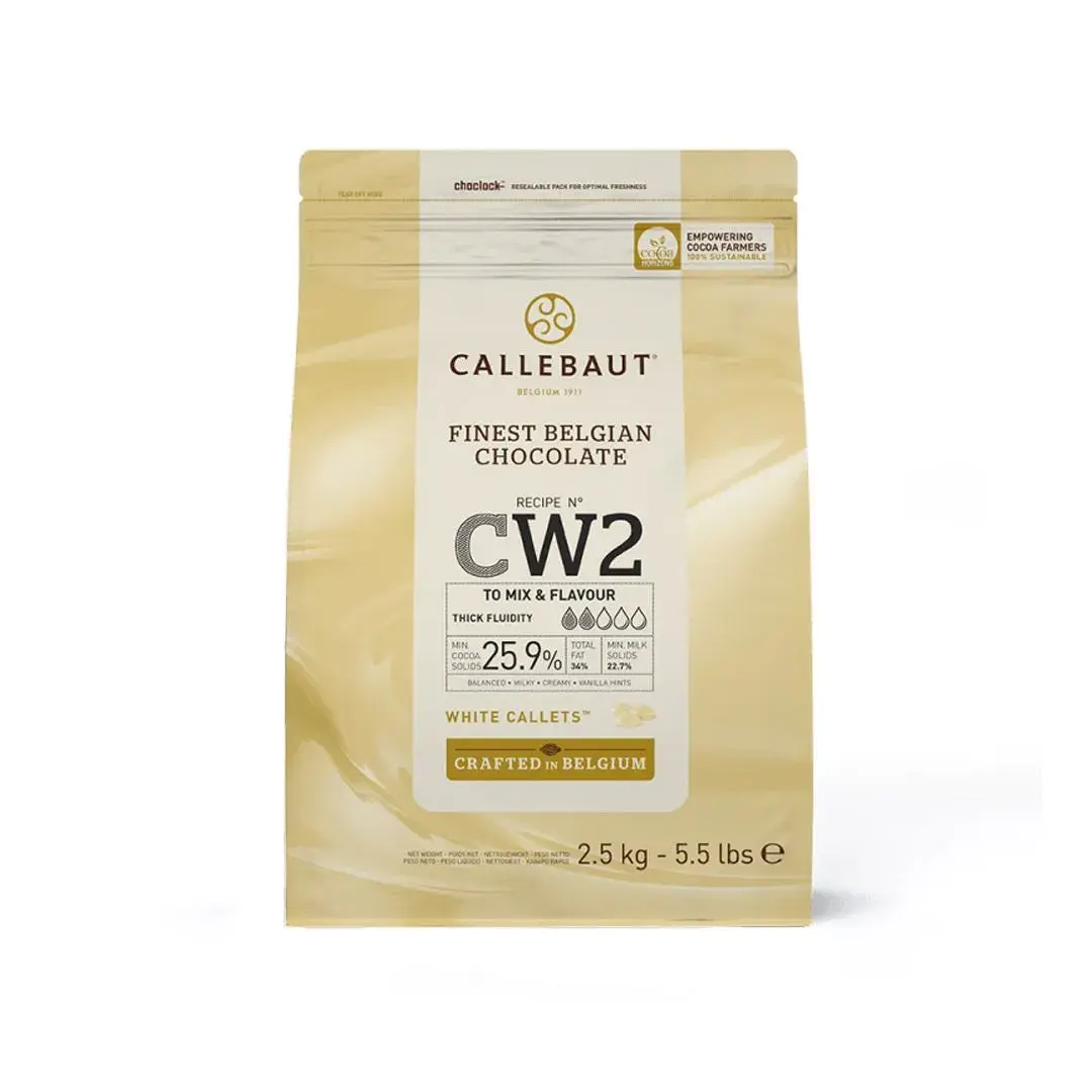Шоколад белый Callebaut № CW2 (Бельгия) 25.9% - 2,5 кг в каллетах, изображение 2