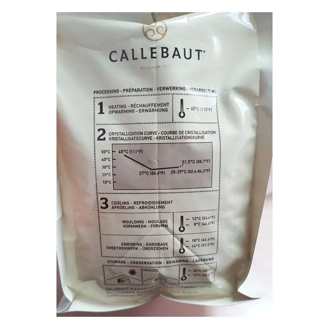 Шоколад белый Callebaut VELVET (Бельгия) 32% - 2,5 кг в каллетах, изображение 5