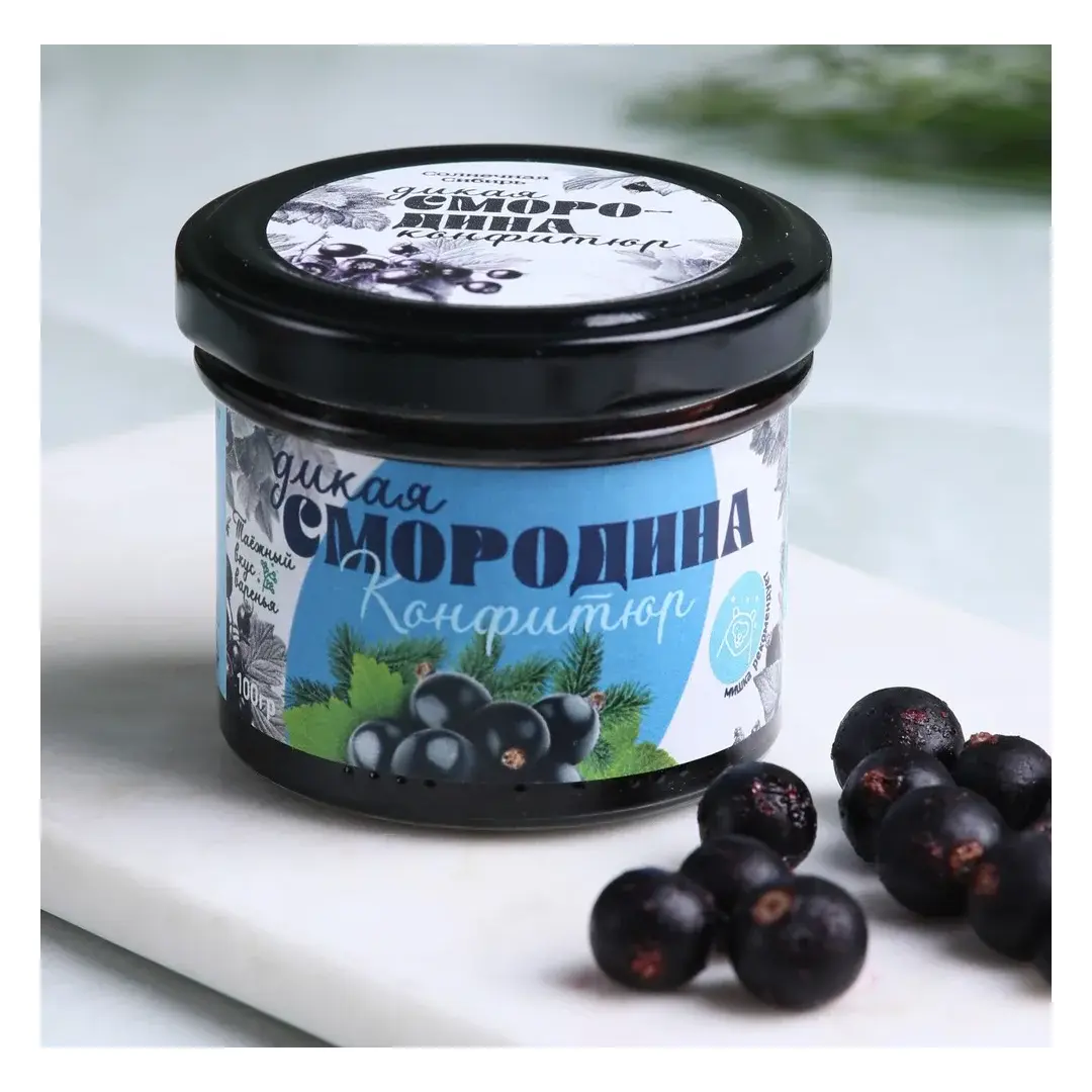 Конфитюр таежный Дикая Смородина 100 г