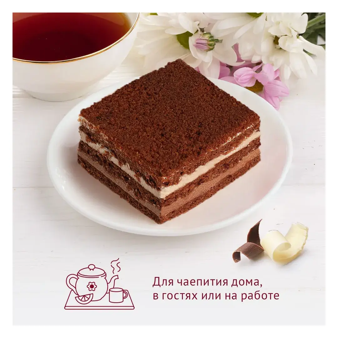 Торт Русская Нива Три шоколада, 400 г, изображение 4
