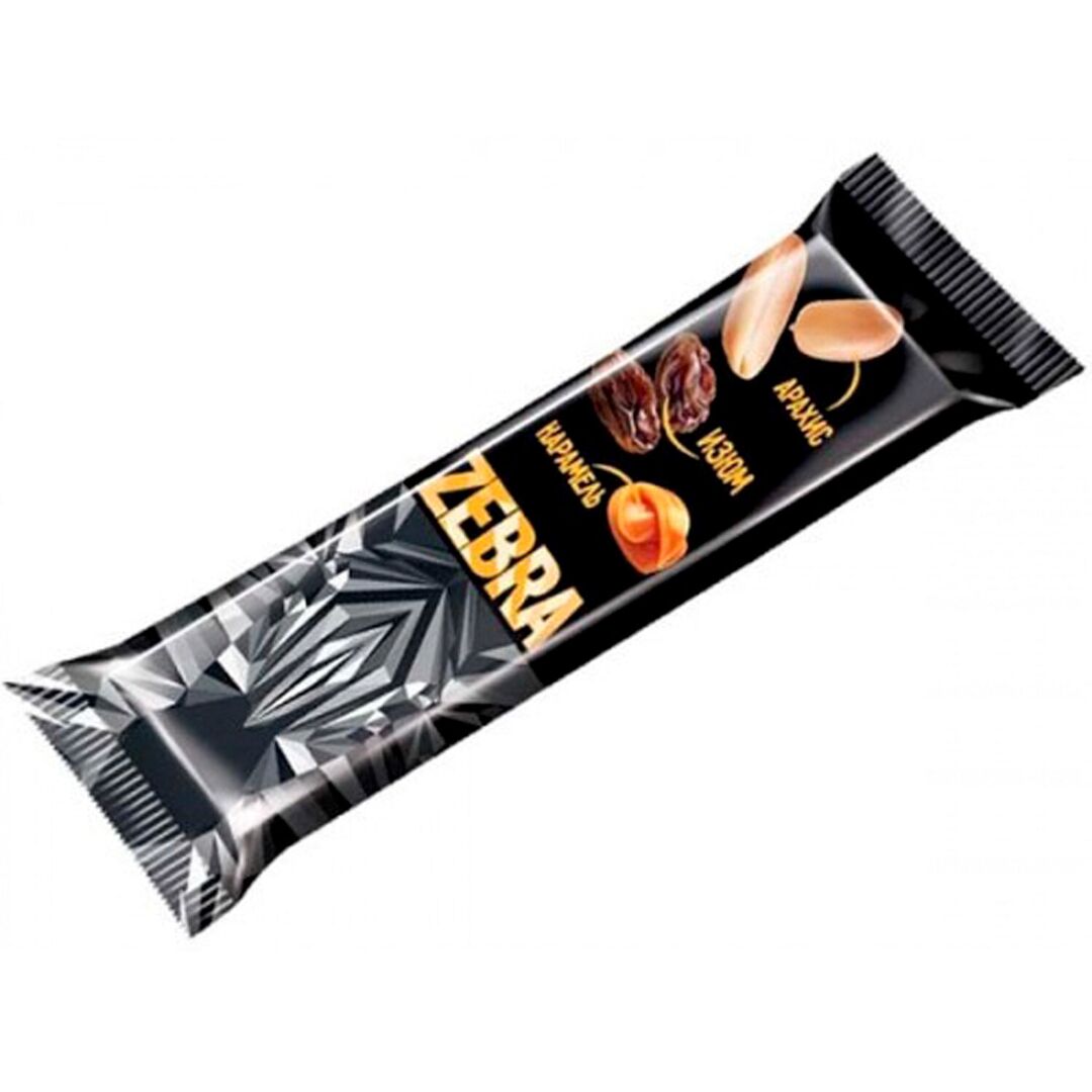 Вафли KDV Zebra с молочной шоколадной глазурью, 40 г - 10 шт., изображение 2