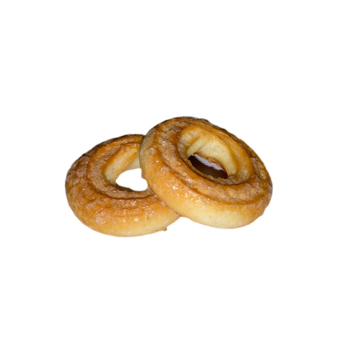 Печенье заварное "КОЛЕЧКИ" хрустящие с сахаром /1 кг/, изображение 2