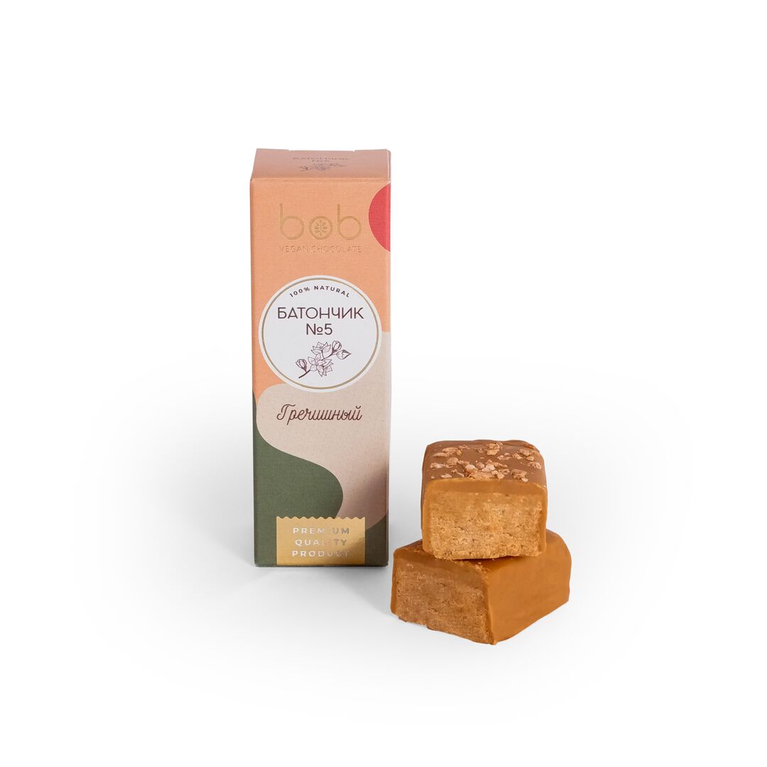 Натуральный шоколадный батончик полезный "Гречишный" набор из 12 штук, изображение 2