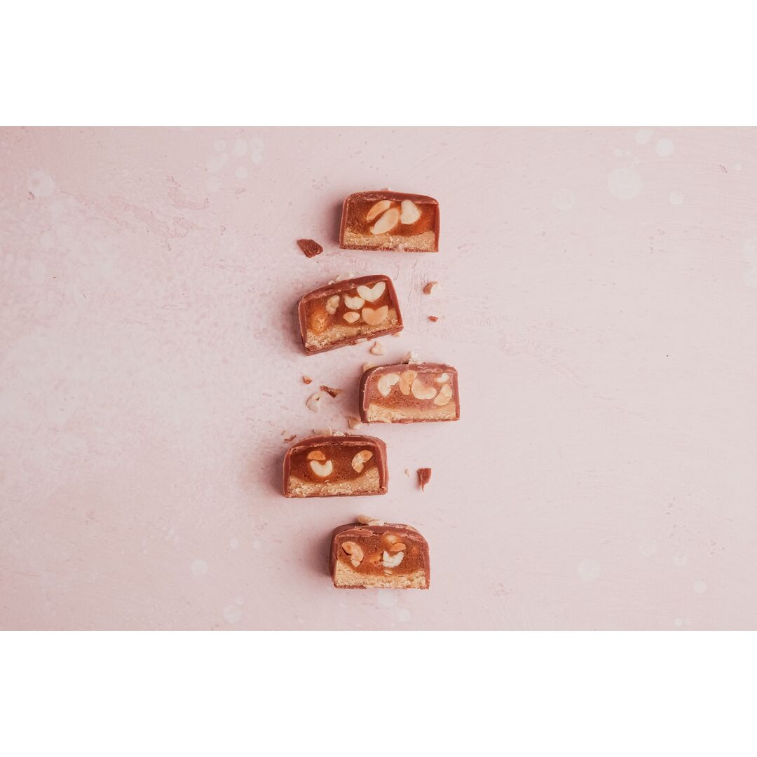 Батончик глазированный арахисовый натуральный полезный веган без сахара без сои без молока 49гр, изображение 2