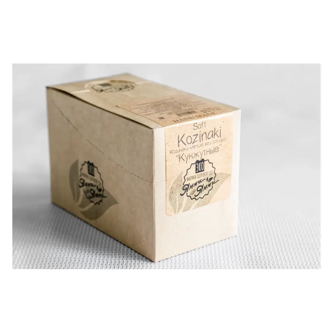 Козинаки мягкие без сахара "Кунжутные" 60 гр. Бокс 12 шт. по 60 гр. Фабрика здоровой еды "Ямми Ямми", изображение 2