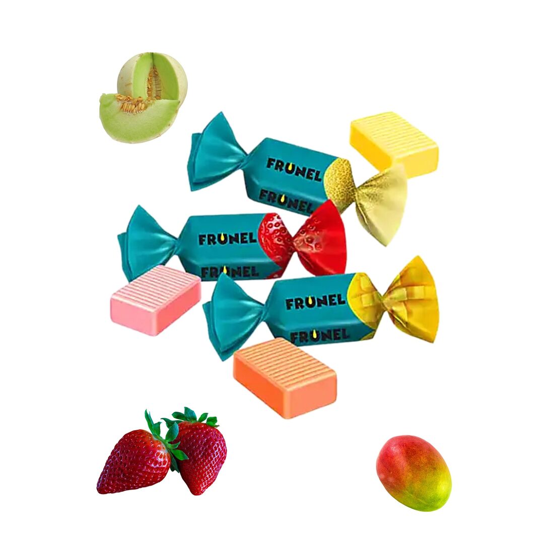 Конфеты "Frunel" клубника, манго, дыня (упаковка 0,5 кг), изображение 2