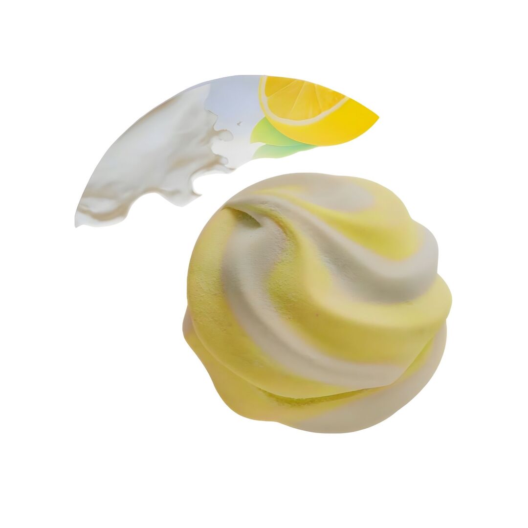 Зефир "Зефиркино счастье" с ЛИМОННО-СЛИВОЧНЫМ вкусом /КФ "Кронштадтская"/500г, изображение 3