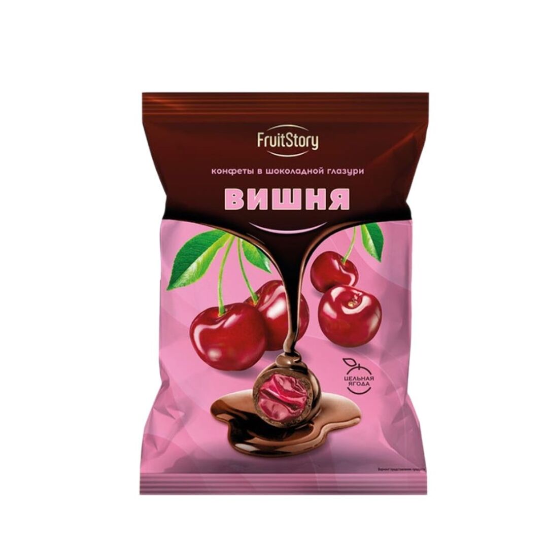 Конфеты ВИШНЯ в шоколадной глазури (упаковка 0,5 кг)
