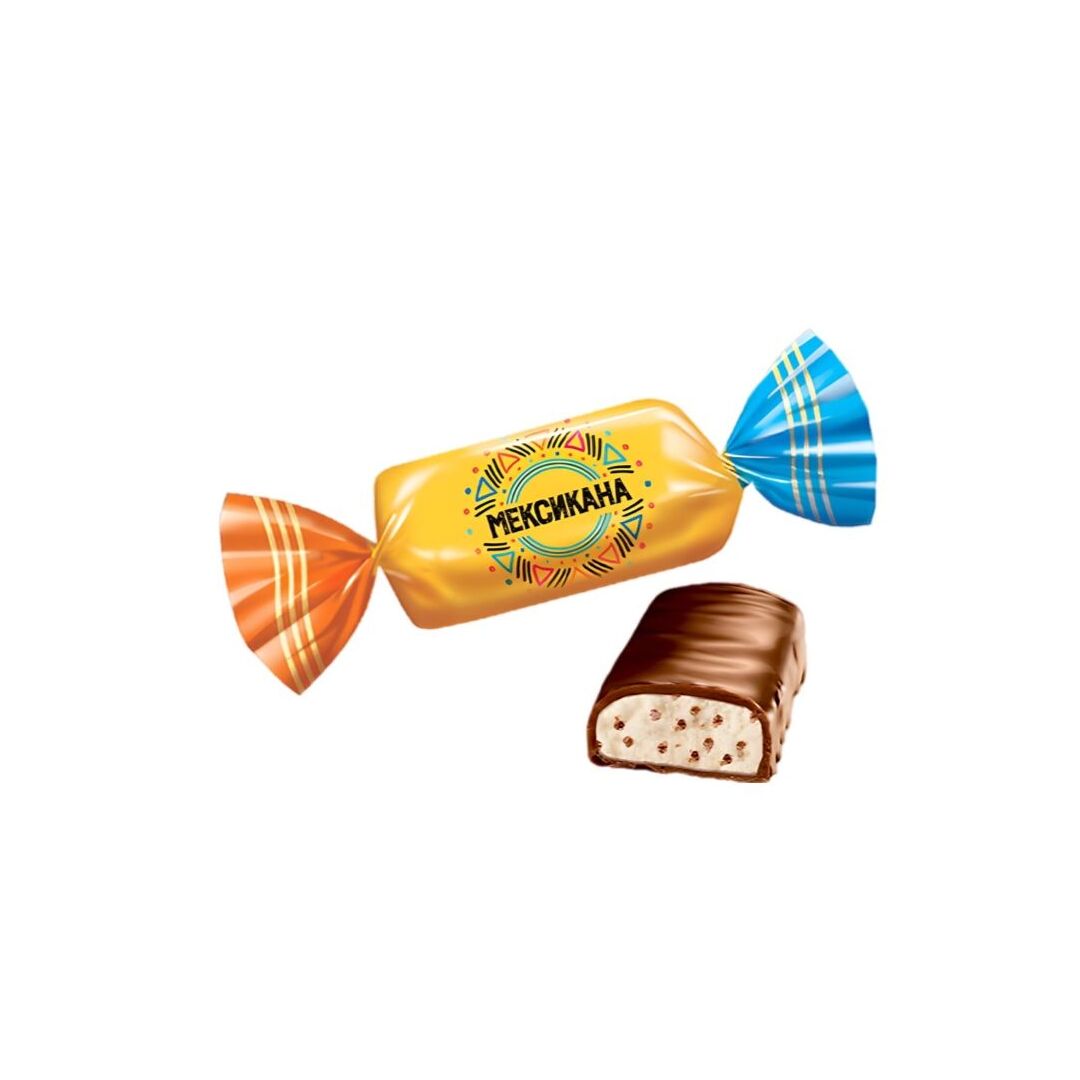 Конфеты "Мексикана" в глазури с хрустящими шоколадными шариками (упаковка 0,5 кг)., изображение 2