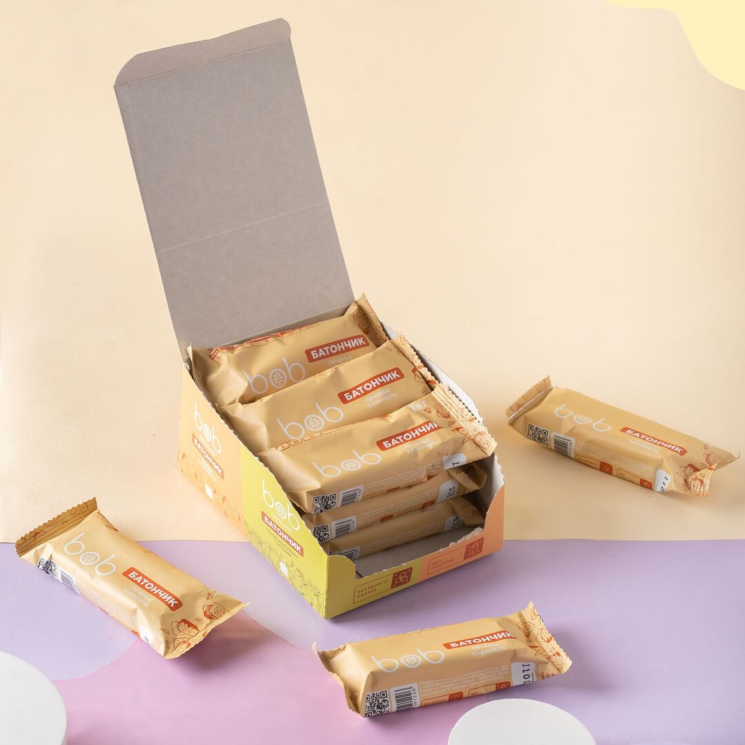 Батончик глазированный Печенье с карамелью 12 шт, изображение 3