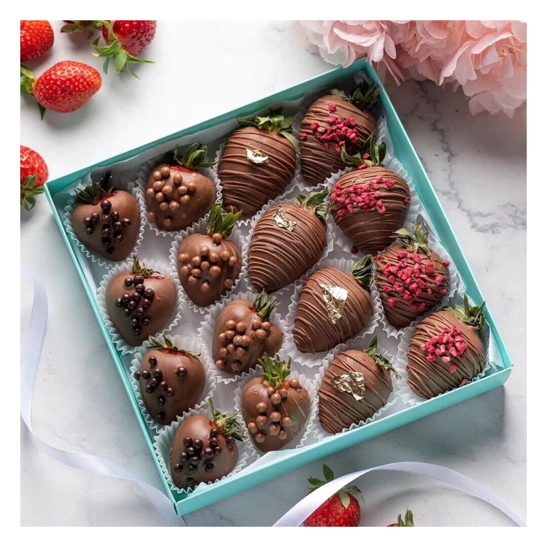 Клубника в шоколаде Present (16-20 ягод), изображение 2