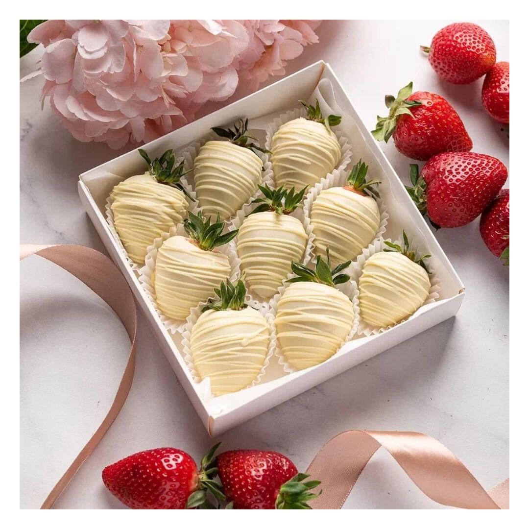 Клубника в шоколаде White Classic (9 - 12 ягод), изображение 2