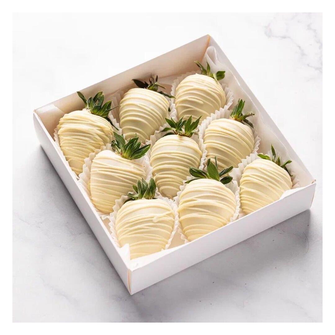 Клубника в шоколаде White Classic (9 - 12 ягод), изображение 5