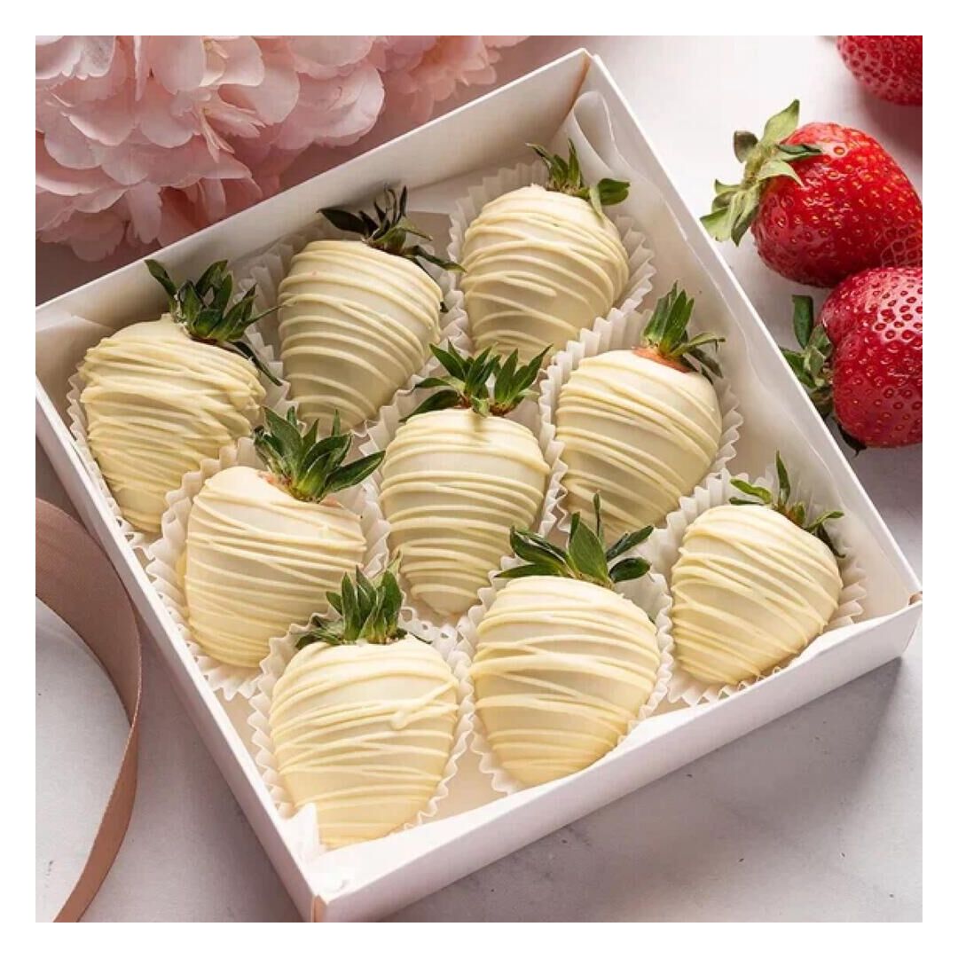 Клубника в шоколаде White Classic (9 - 12 ягод), изображение 3