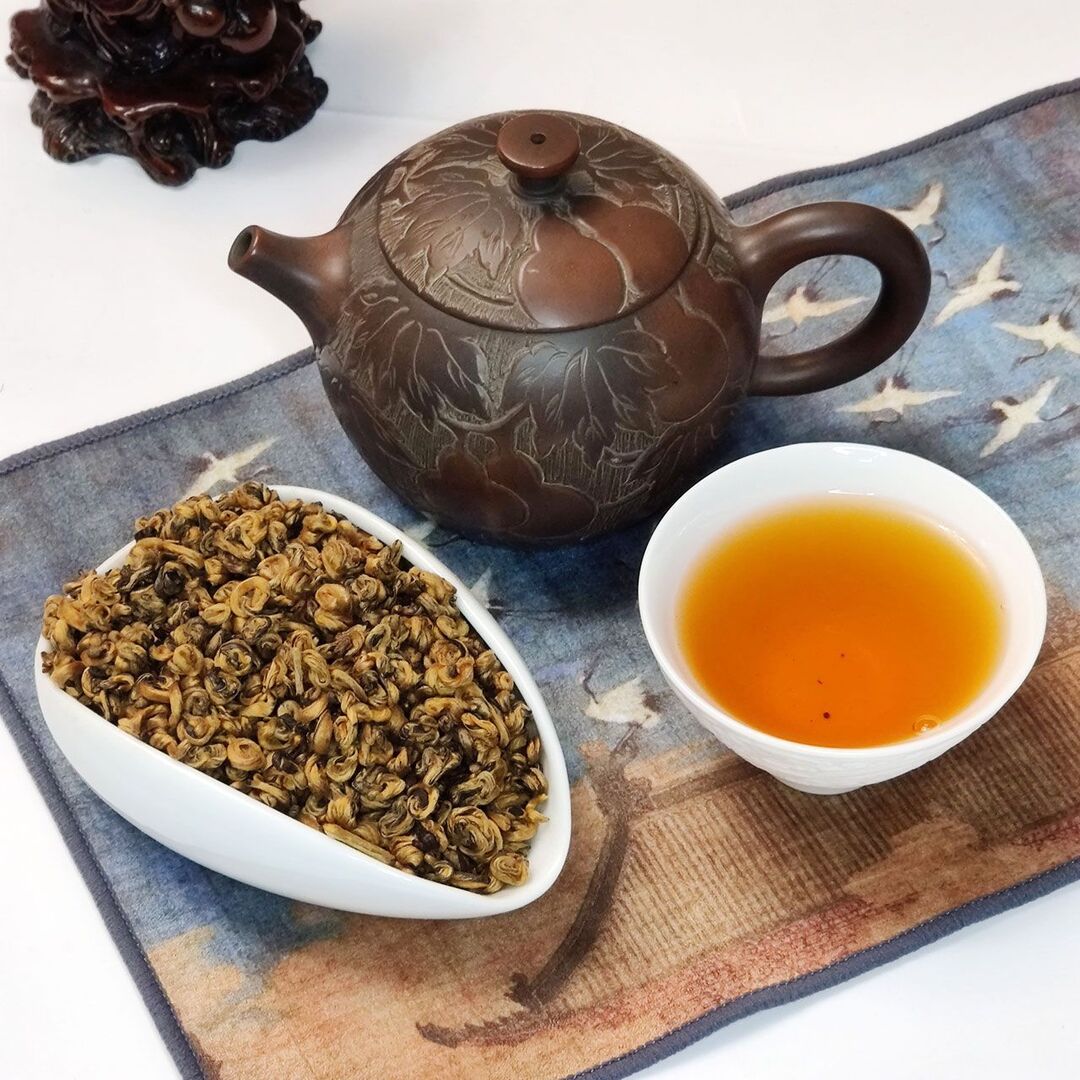 Дянь Хун Цзинь Ло Гуо Сянь. Фруктовый аромат. Весна 2024 г., Вес товара: 100г, изображение 4