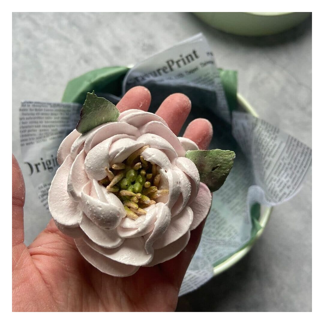 Съедобный букет из зефира (яблочный) Пионы, изображение 3