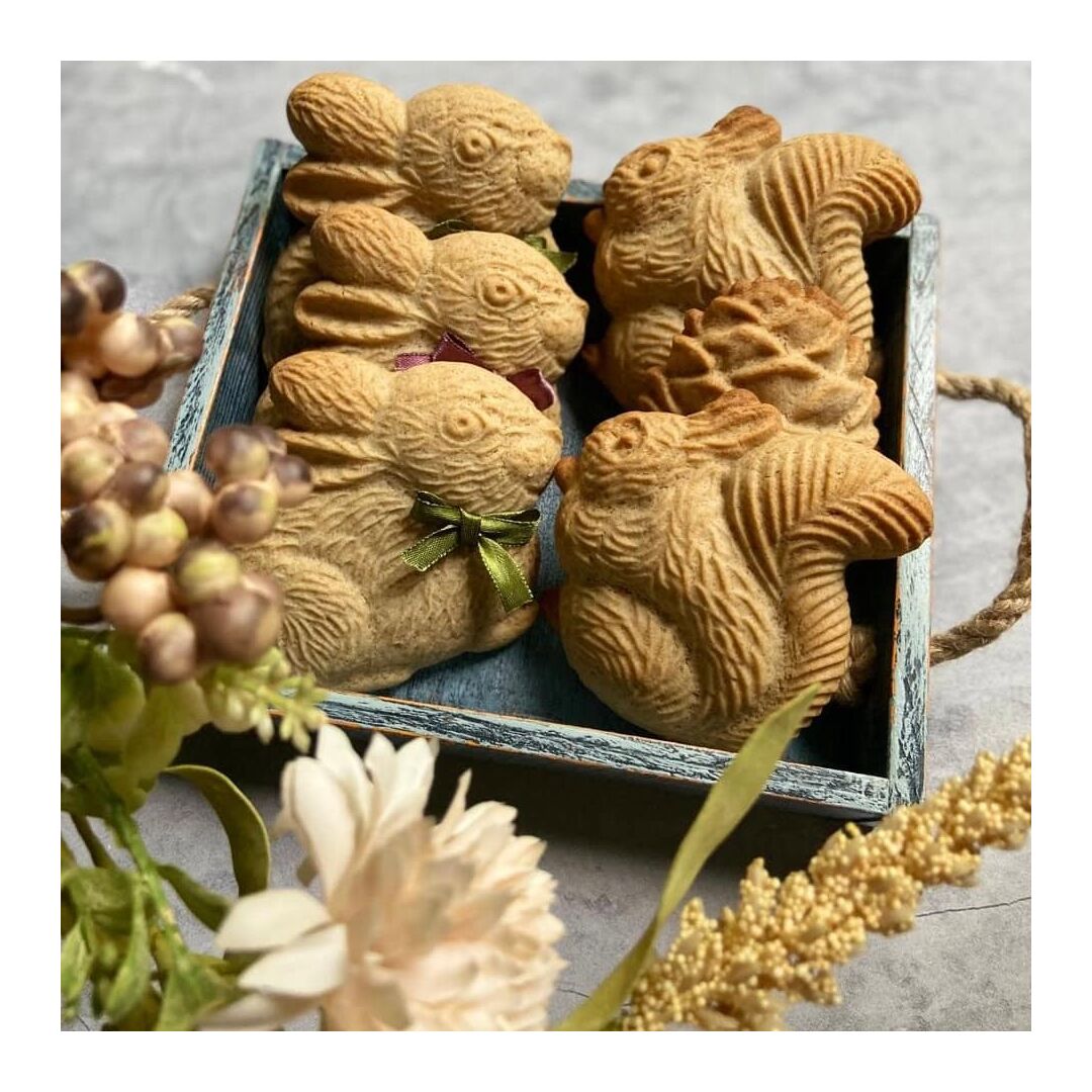 Подарок с чаем и пряниками Белка (начинка кедровые орехи-клюква), изображение 8