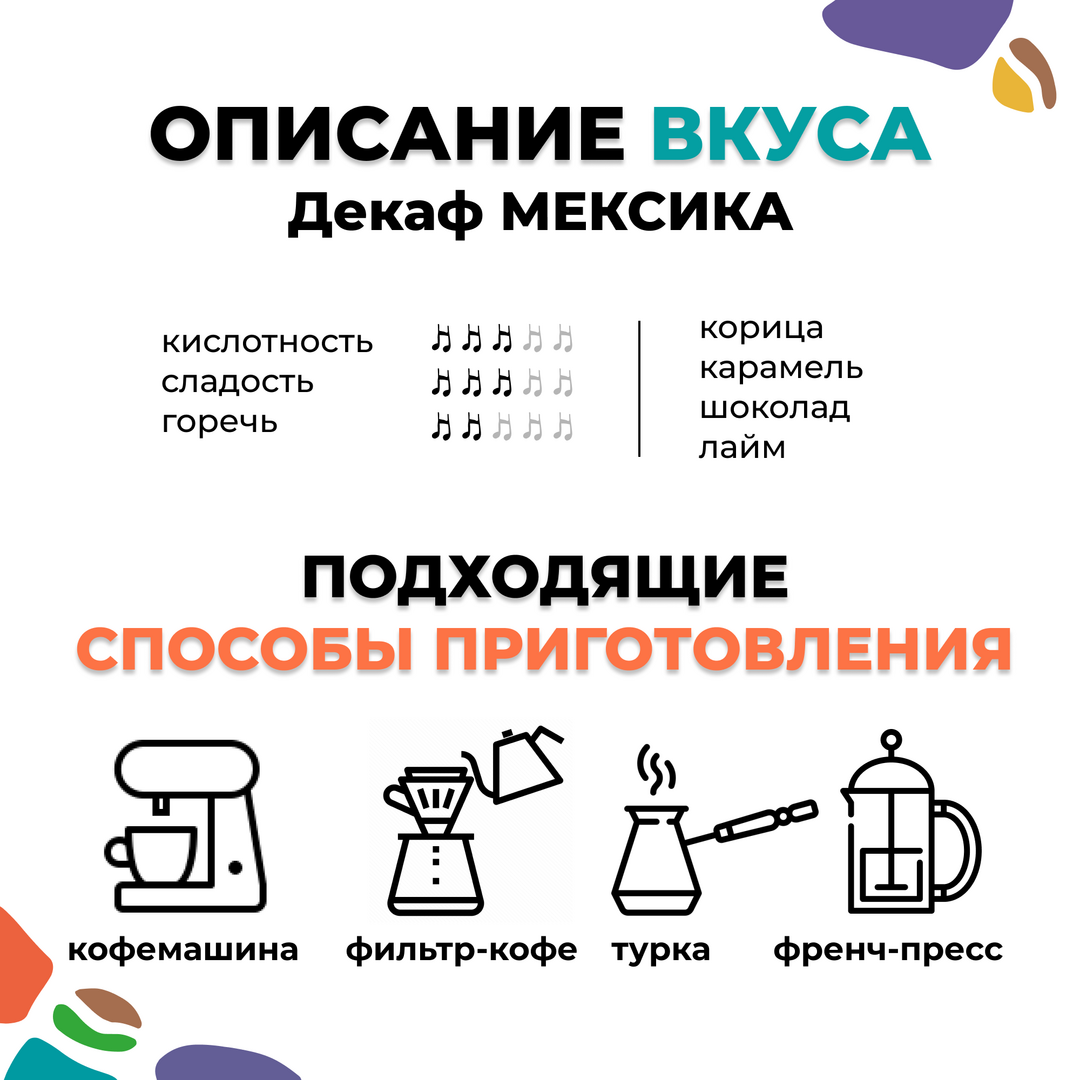 Кофе в зёрнах: Мексика ДЕКАФ (1 кг), Вес товара: 1кг, изображение 4