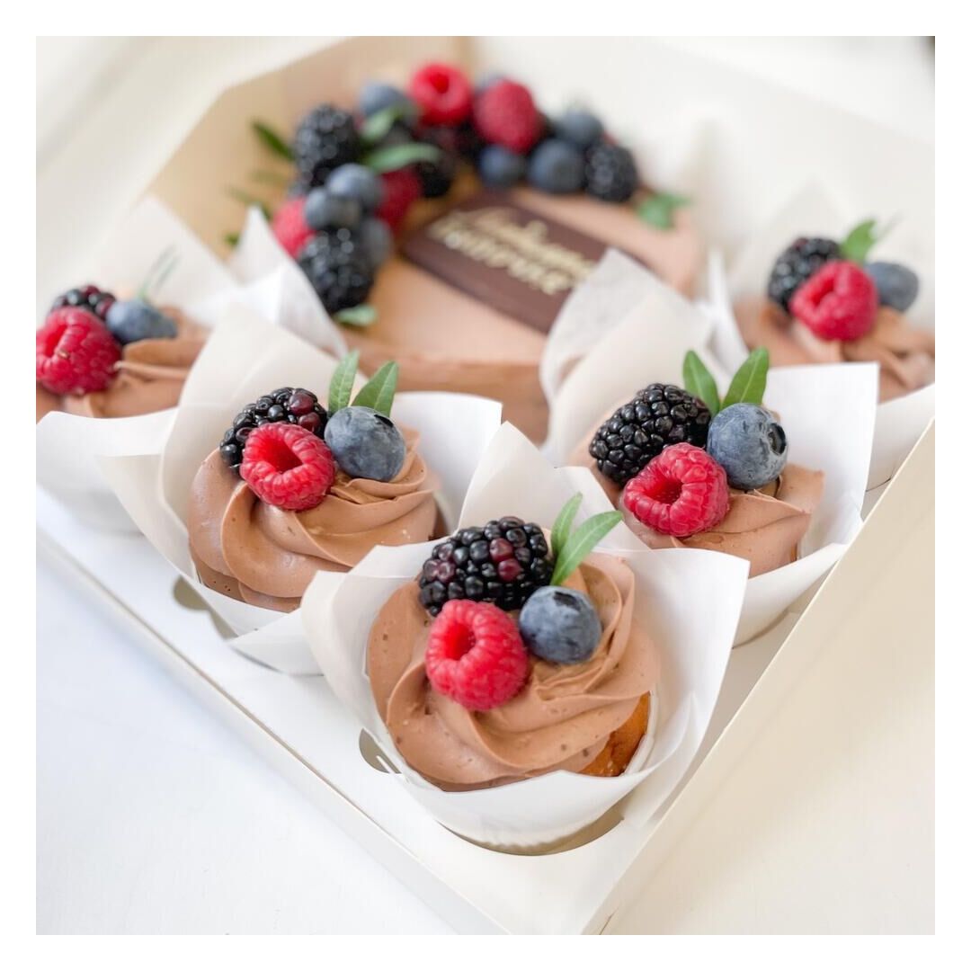 Бенто торт и капкейки набор «Шоколад», изображение 3