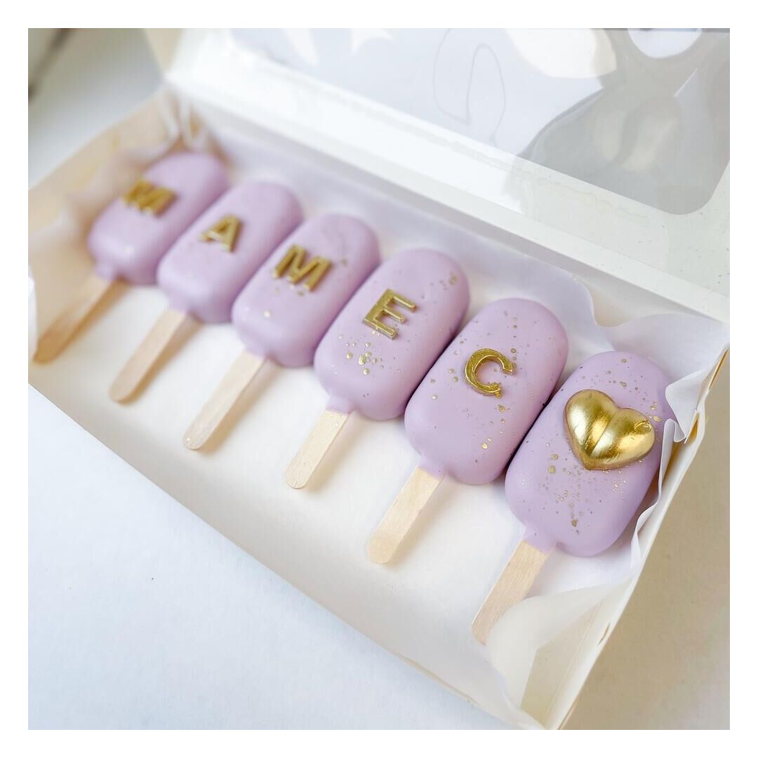 Подарочный набор пирожных «Маме с любовью» 6 шт, изображение 2