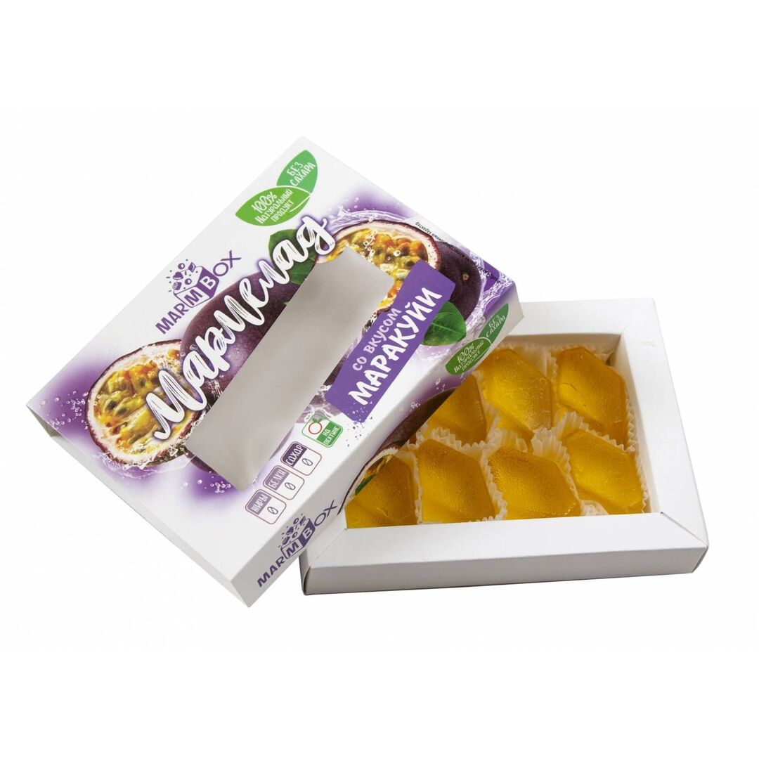 Мармелад желейный формовой без сахара Marmbox (на фруктозе) 3 шт, изображение 2