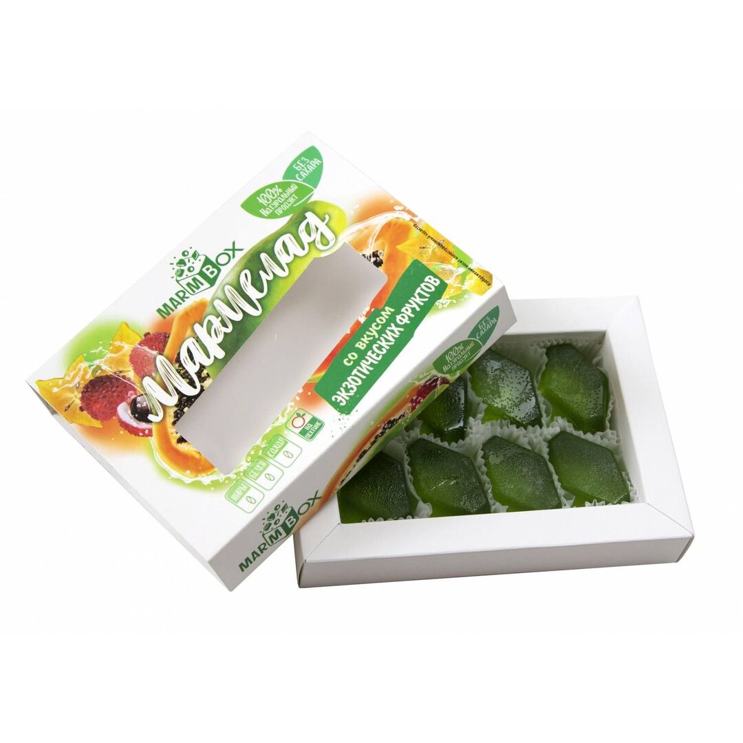 Мармелад желейный формовой на фруктозе Marmbox, изображение 2