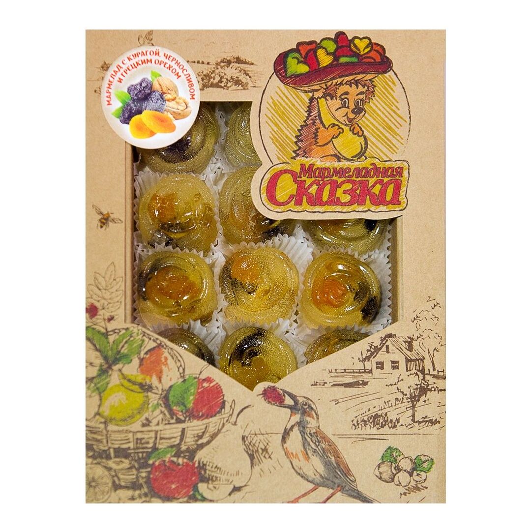 Натуральный мармелад Мармеладная сказка 500гр. 2 шт, изображение 2