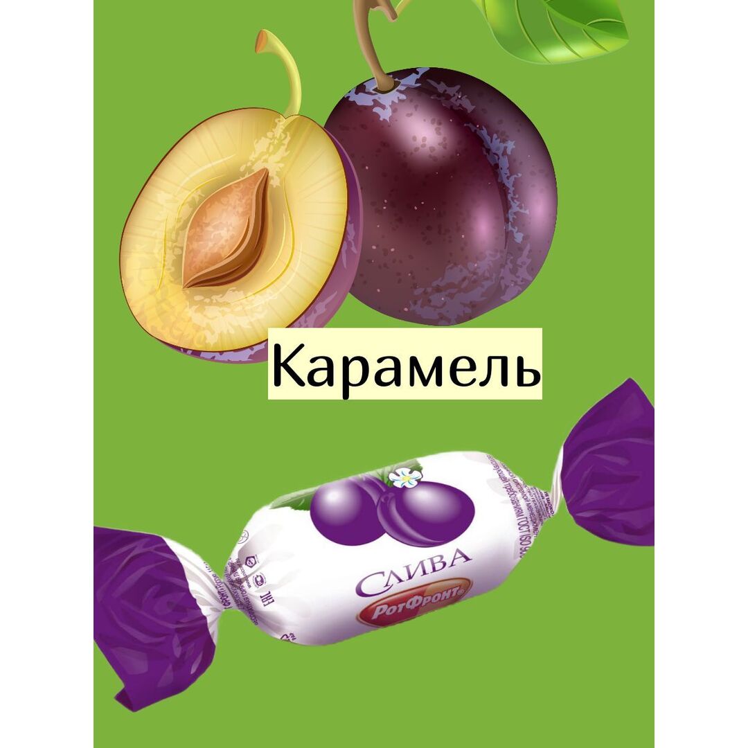 Карамель Слива Рот Фронт 1 кг
