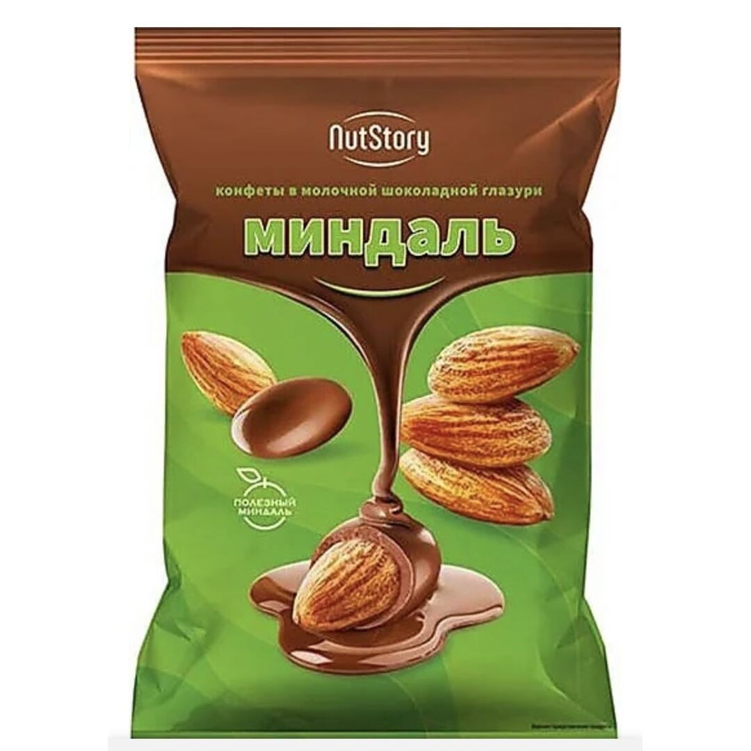 Конфеты Миндаль Иванович в молочной шоколадной глазури, 500 гр, изображение 3