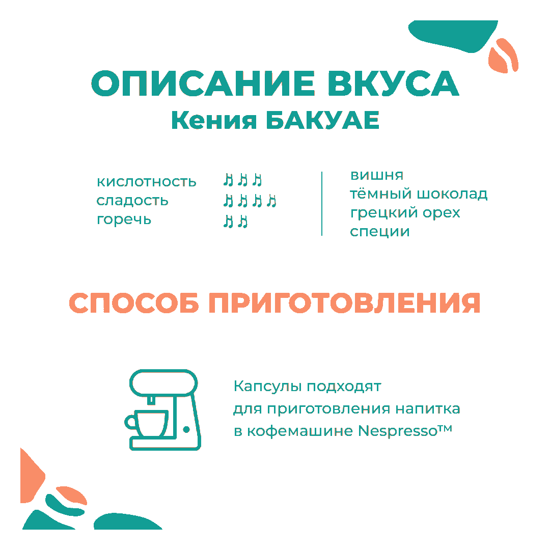 Капсулы Кения БАКУАЕ, изображение 4