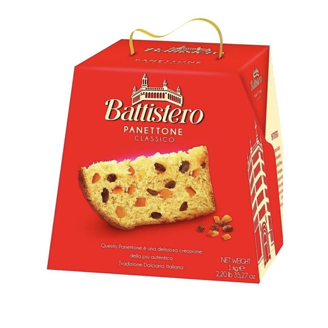 Кулич (кекс) с изюмом и цукатами на сливочном масле, Battistero Италия 1000гр., изображение 2