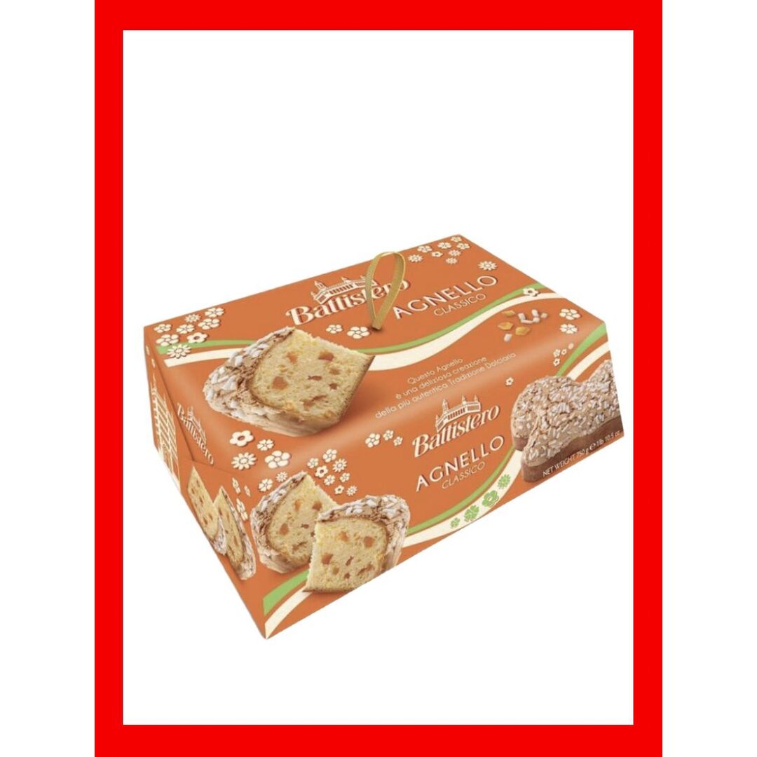 Кулич ( кекс) Коломба Агнец Agnello Classico Battistero Италия 750гр., изображение 2