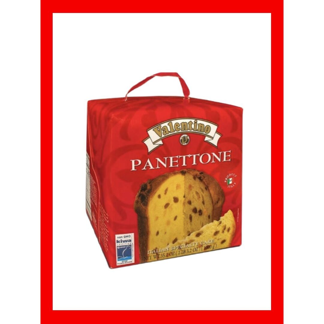 Панеттоне (кулич) с изюмом и цукатами Valentino Италия 1000гр, изображение 3