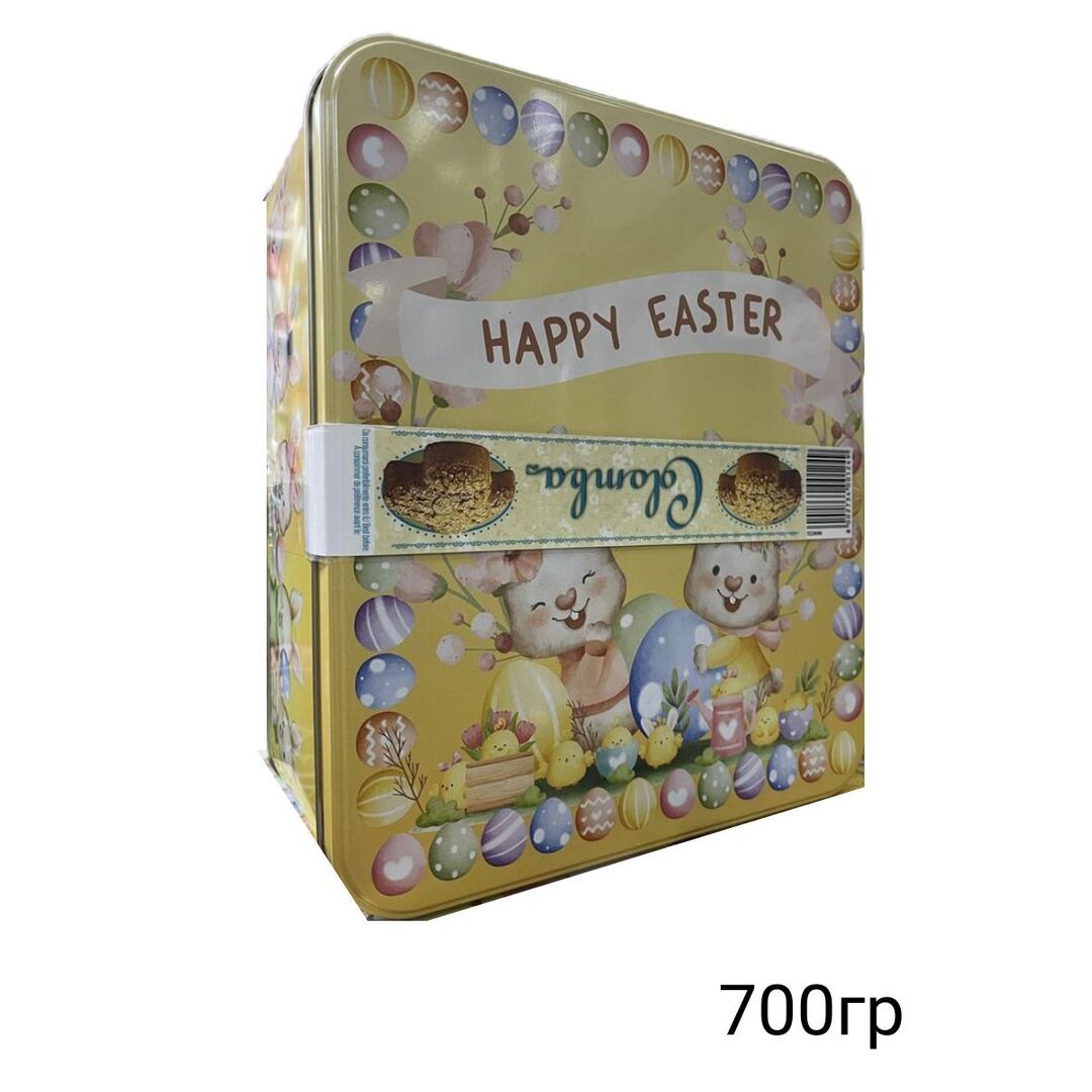 Кекс (кулич)Пасхальный с апельсиновыми цукатами, 700г, Италия Happy Spring, изображение 2