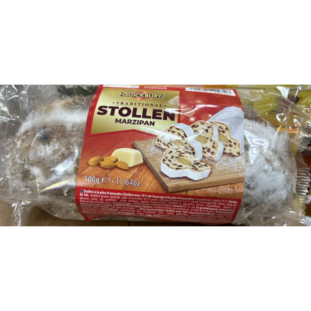 Кекс Штоллен марципановый Stollen marzipan 500гр