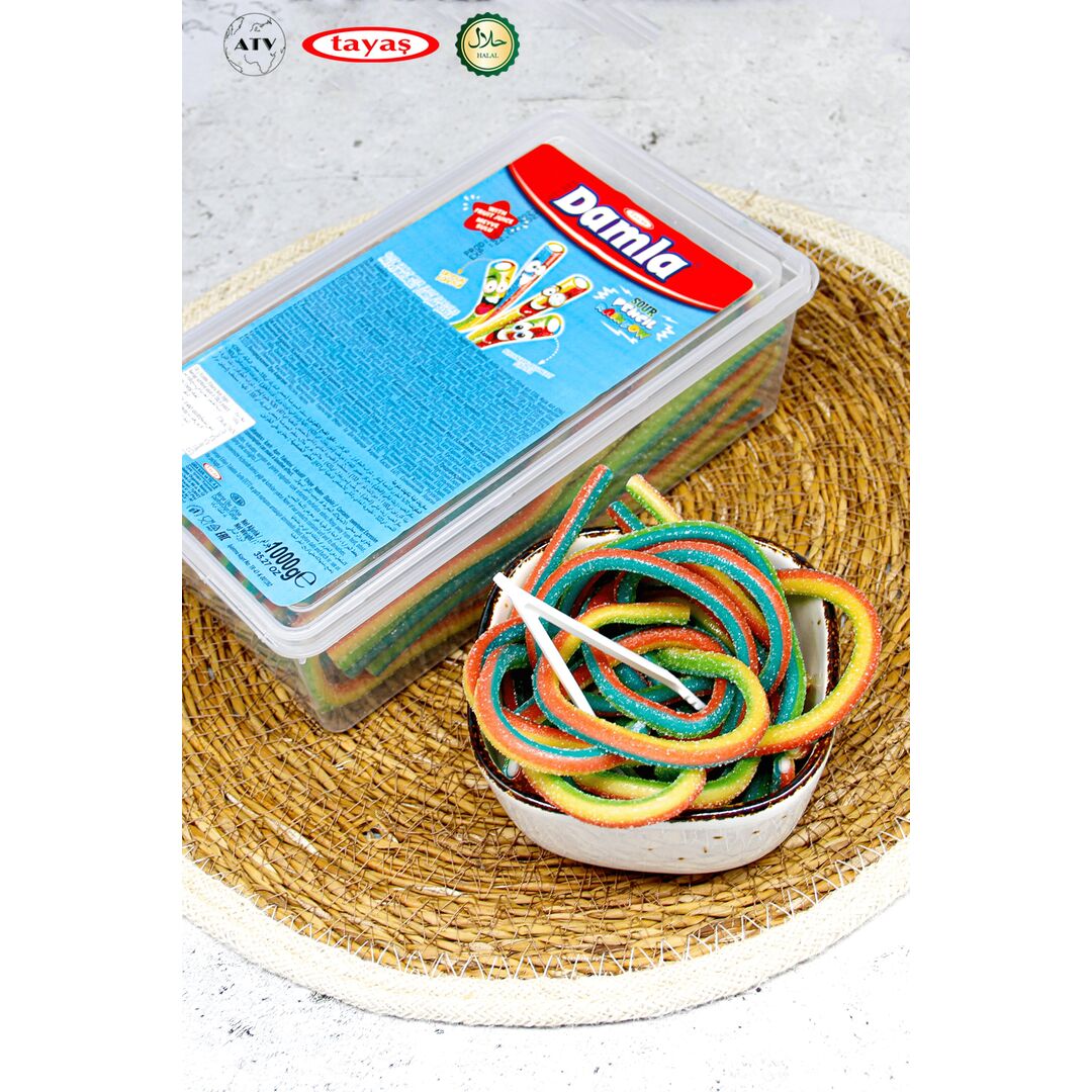 Мармелад Турция 1 кг жевательный кислый в подарок DAMLA, изображение 3