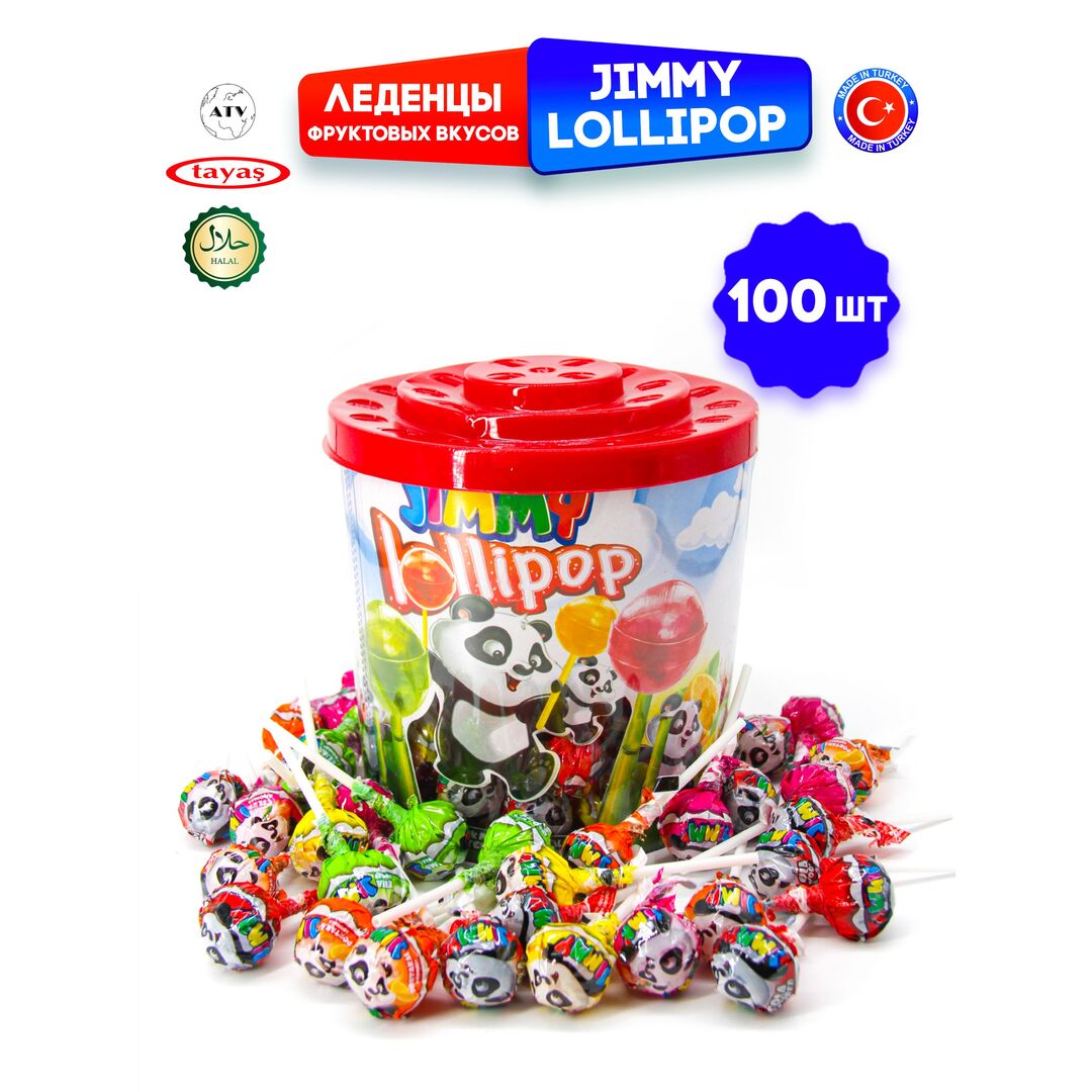 Леденцы на палочке ЧУПА ЧУПС Jimmi Lolipop Tayas, ассорти, 100 штук, изображение 11