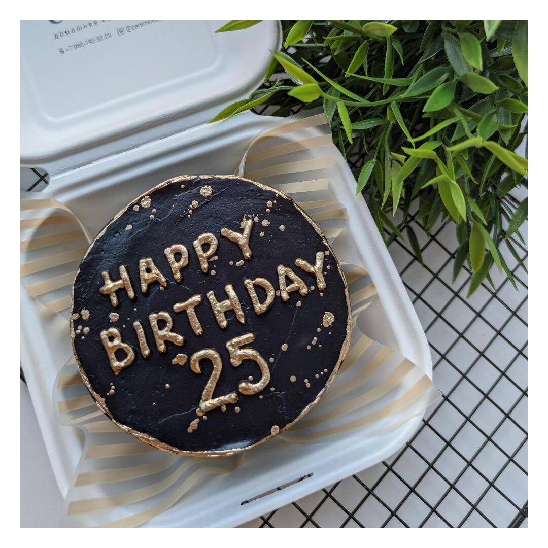 Бенто торт "happy birthday"
