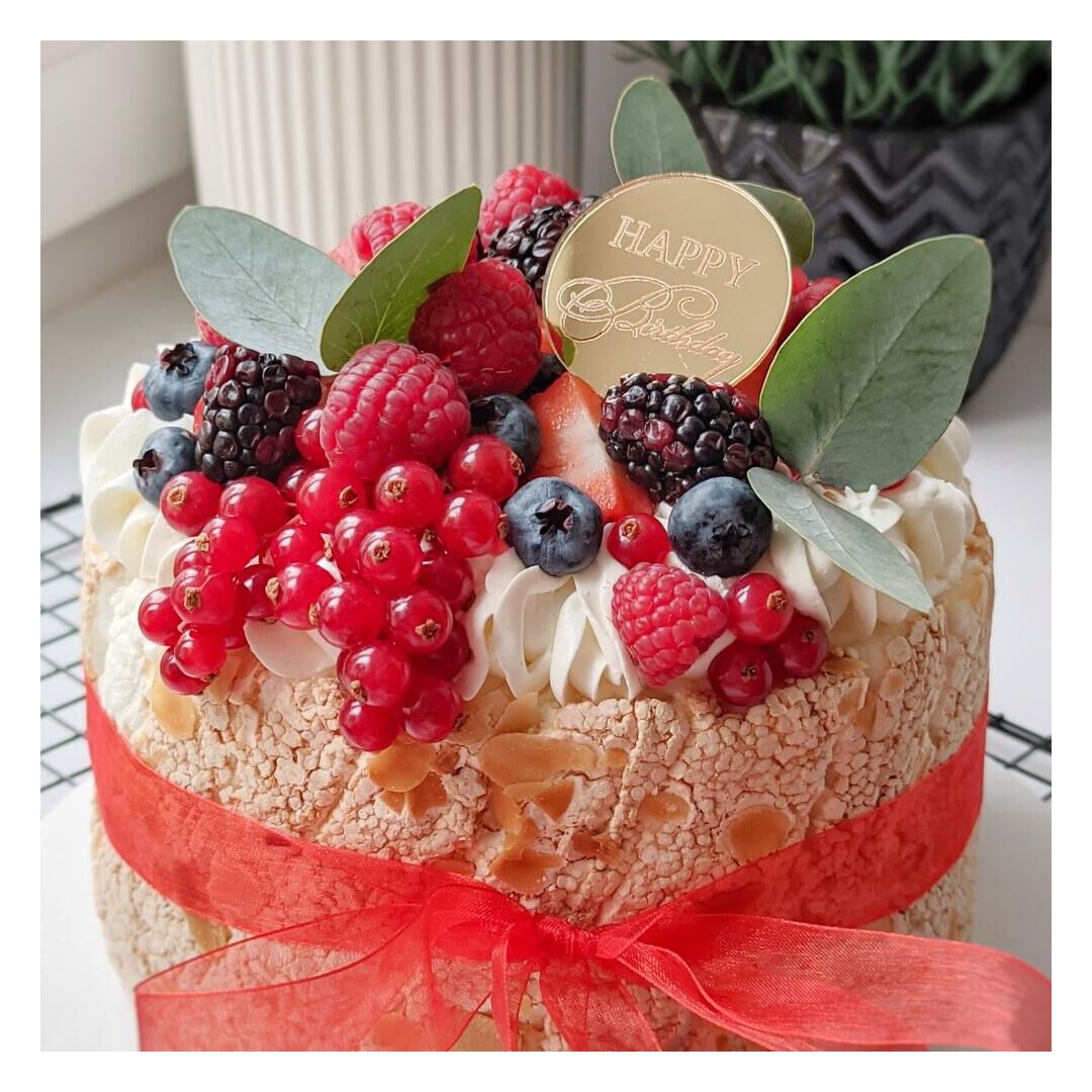 Торт меренговый " Лукошко ", изображение 4