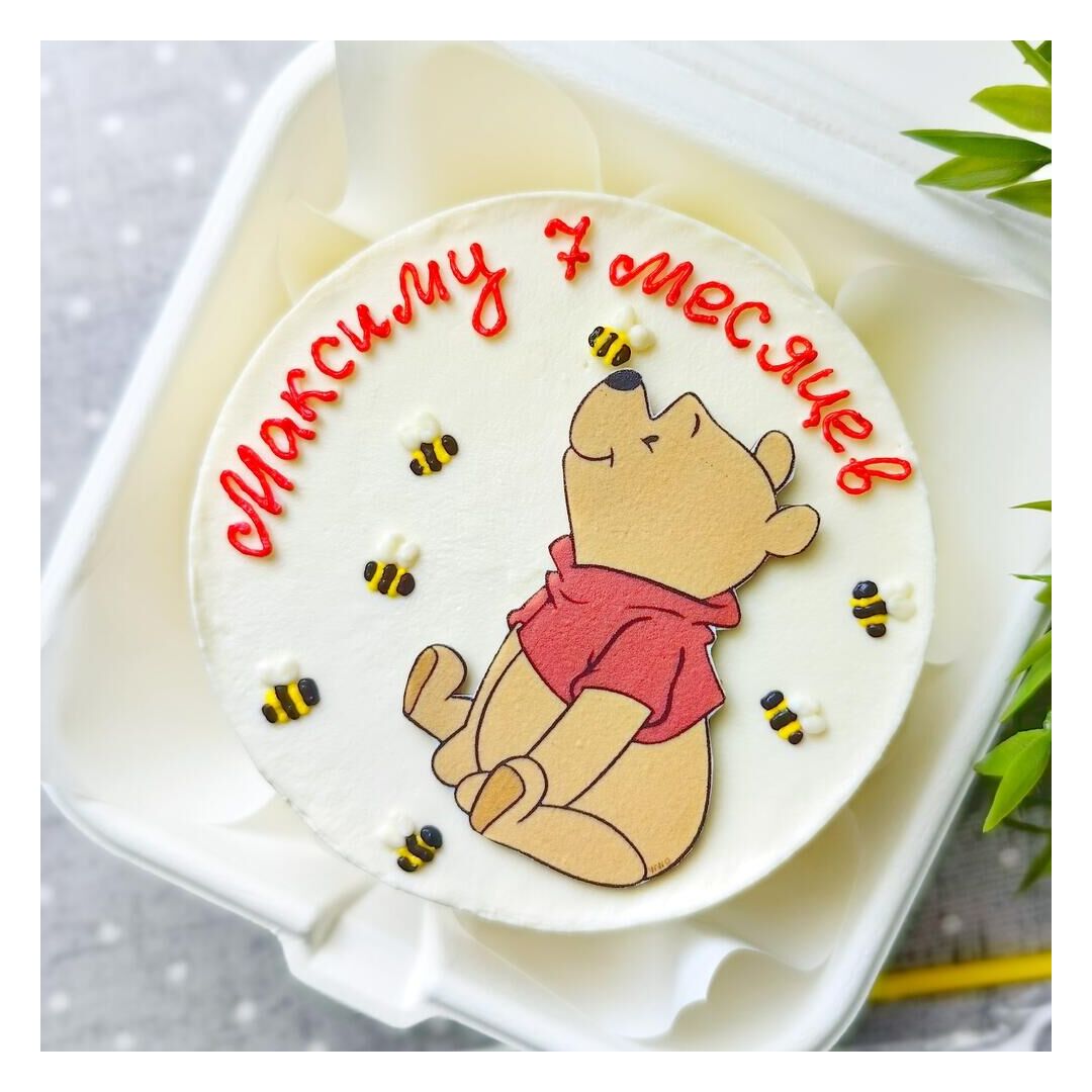 Бенто торт Вини пух, изображение 3