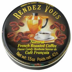Конфеты леденцы Rendez Vous со вкусом кофе 43 г, SIC