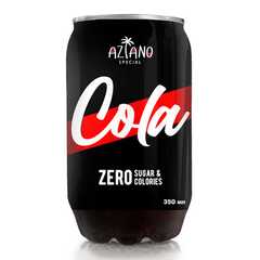 Напиток газированный Азиано Zero кола (без сахара) 350 мл, AZIANO