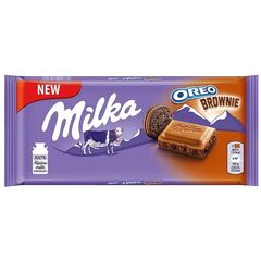 Шоколад Milka Oreo Brownie молочный 100г