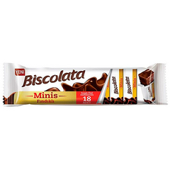 Вафли Biscolata Minis 117г SOLEN в молочном шоколаде с ореховым кремом