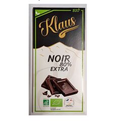 Шоколад горький 80% какао из Перу Klaus