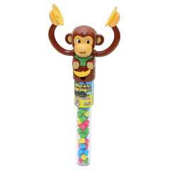 Kidsmania Wacky Monkey Леденцовая карамель с игрушкой Ваки Манки 12г, Китай