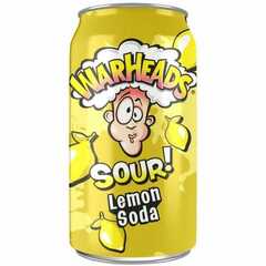 Газированный напиток Warheads Sour Lemon Soda 355мл, США