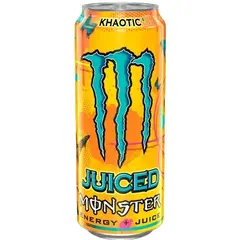Энергетический напиток Monster Energy Khaotic со вкусом апельсина 500мл, Польша