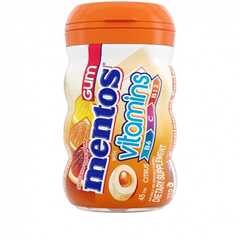 Жевательная резинка в банке Mentos Vitamin Gum Citrus Ментос Витамин Цитрус 50г