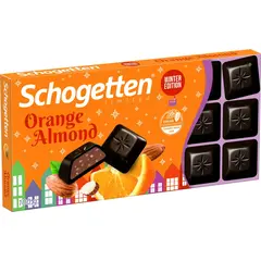 Шоколад Schogetten Orange Almond 100гр